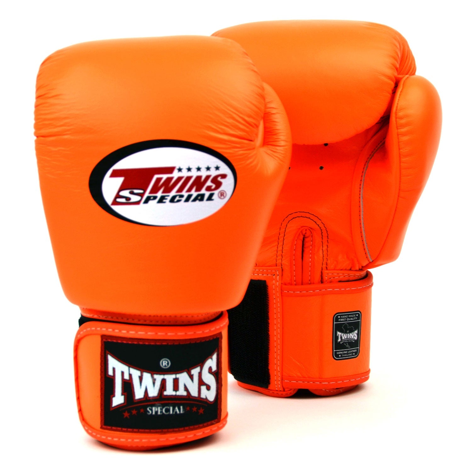 Twins Velcro Boxing Gloves Orange
