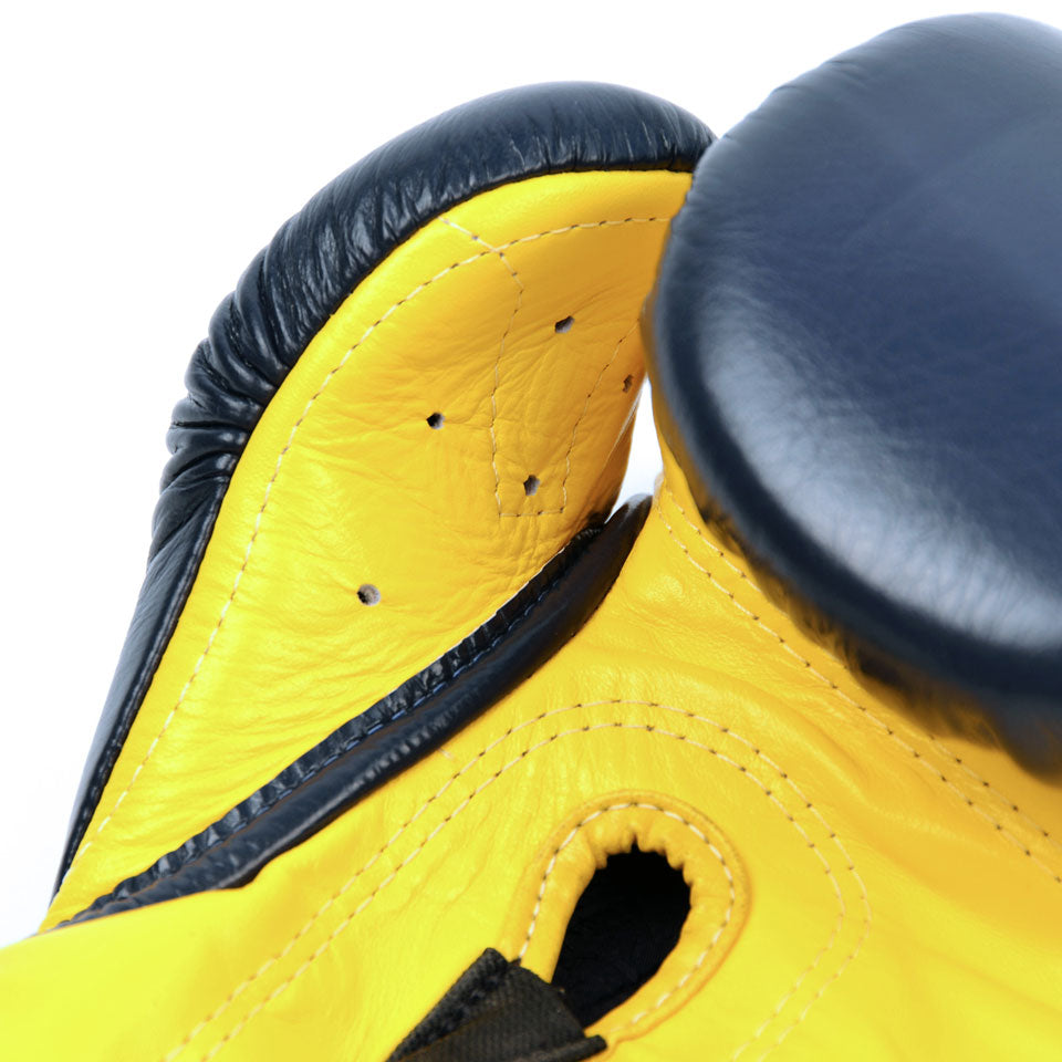 Fairtex Mexican Style Boxing Gloves Blue/Yellow