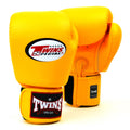 Twins Velcro Boxing Gloves Yellow