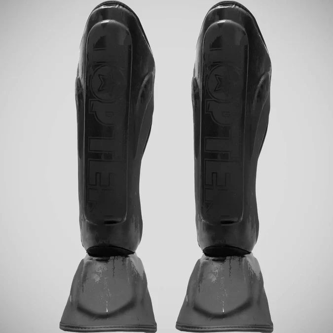 Top Ten Power Ink Golden Star Shin/Instep Guards Black