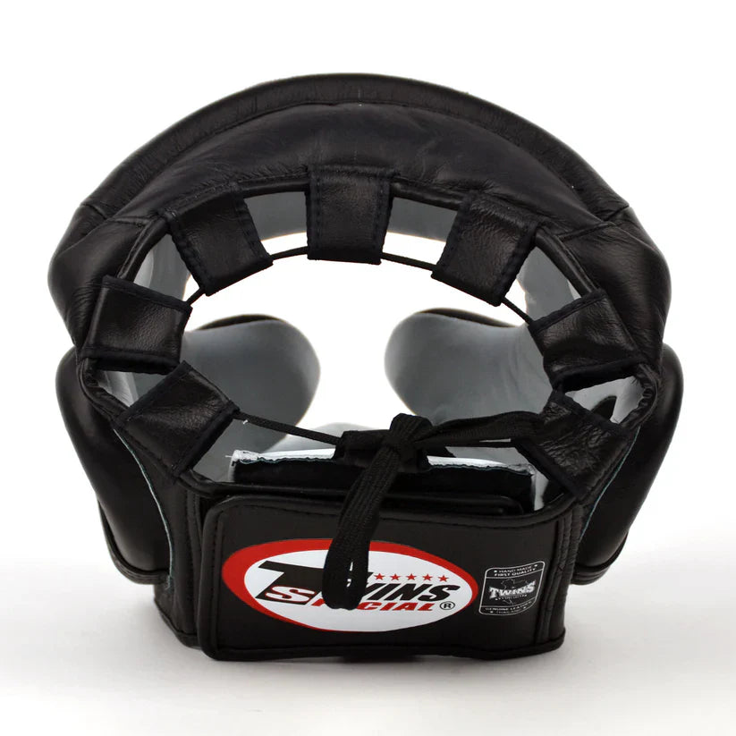 Twins Leather Sparring Headguard HGL3 Black